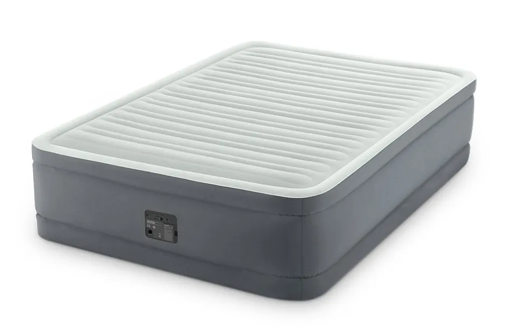 Intex Premaire I - Luftbett - 2 Personen - 137 X 191 X 36 Cm (BXLXH) - Grau - Mit Gebauter Motorpumpe – Bild 5