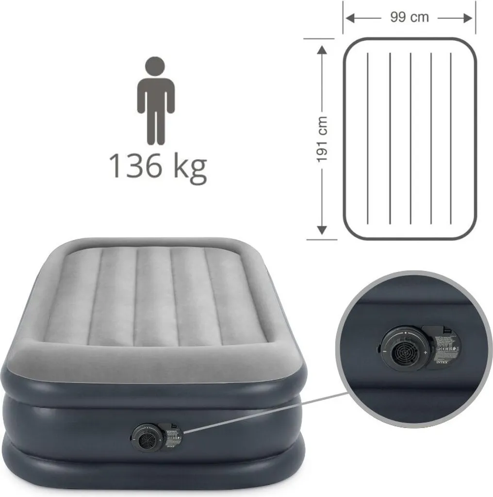 INTEX Twin Deluxe Luftbett DURA-BEAM PLUS SERIES – Bild 10
