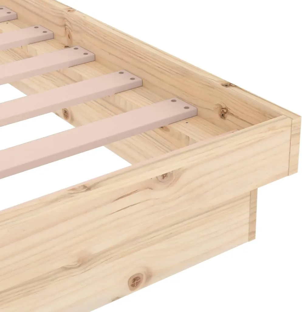VidaXL Massivholzbett 200x200 Cm – Bild 8