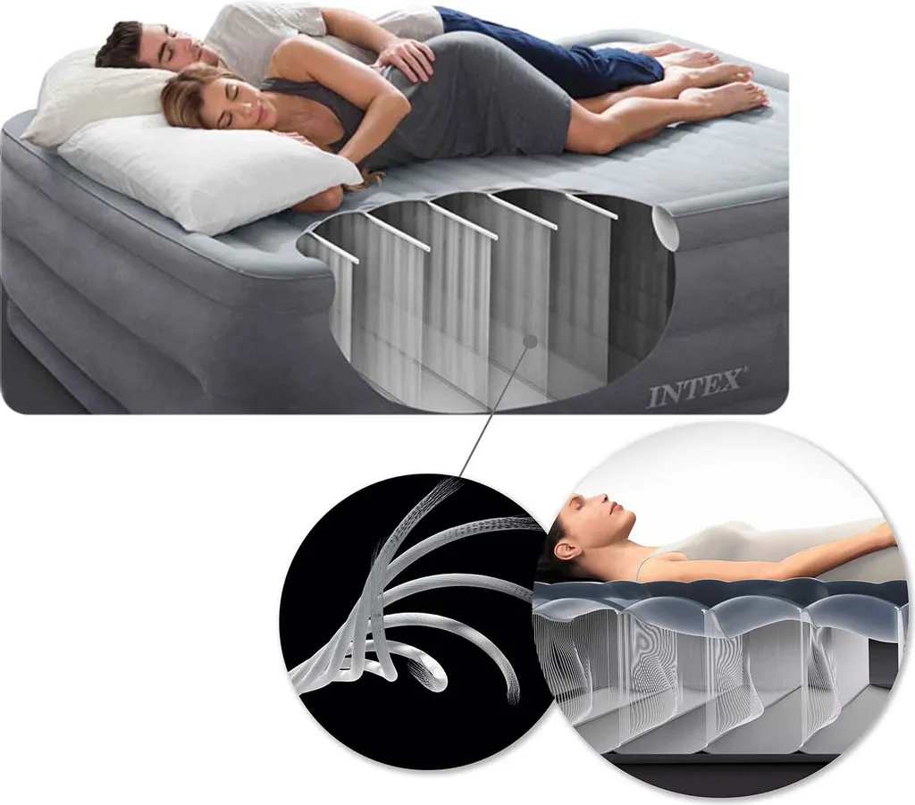 INTEX Luftbett 64761 Twin 99 X 191 X 25 Cm Gästebett Fiber Tech™ Technology – Bild 9