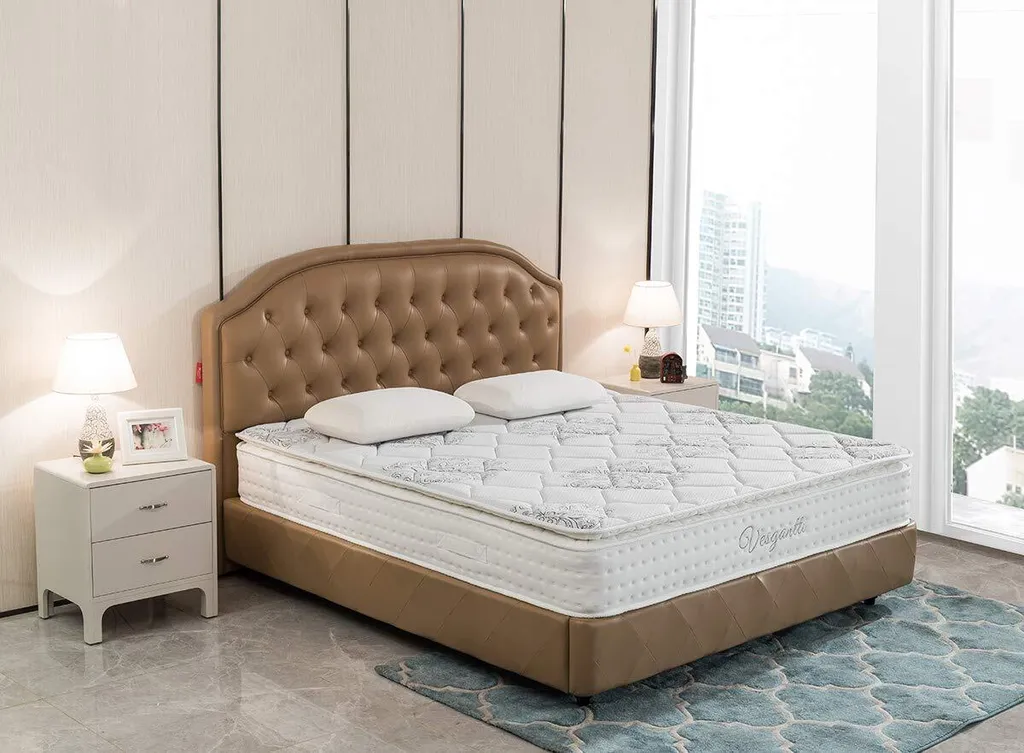 Vesgantti Matratze 90x200 7-Zonen Federkernmatratze Mittelfeste Orthopädischem Taschenfederkernmatratze (H4, Pillow-top 27cm) – Bild 4