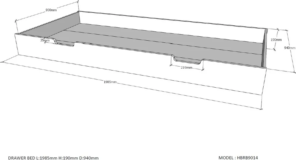 Vipack Hausbett Mit 90 X 200 Cm Liegefläche Und Bettschublade, Korpus Weiß Lackiert, Dach In Weiß – Bild 7