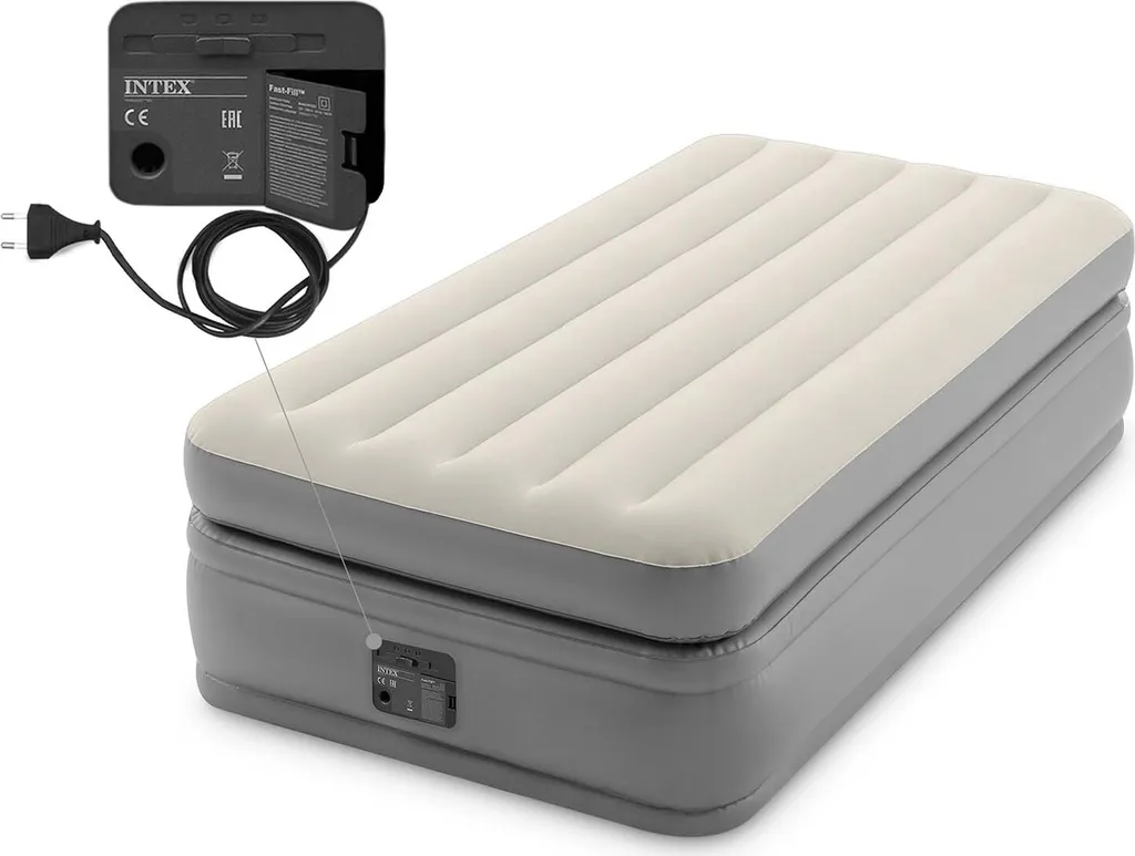 INTEX Luftbett 64162 Twin 99 X 191 X 51 Cm Eingebaute Pumpe Fiber Tech™ Technology – Bild 18
