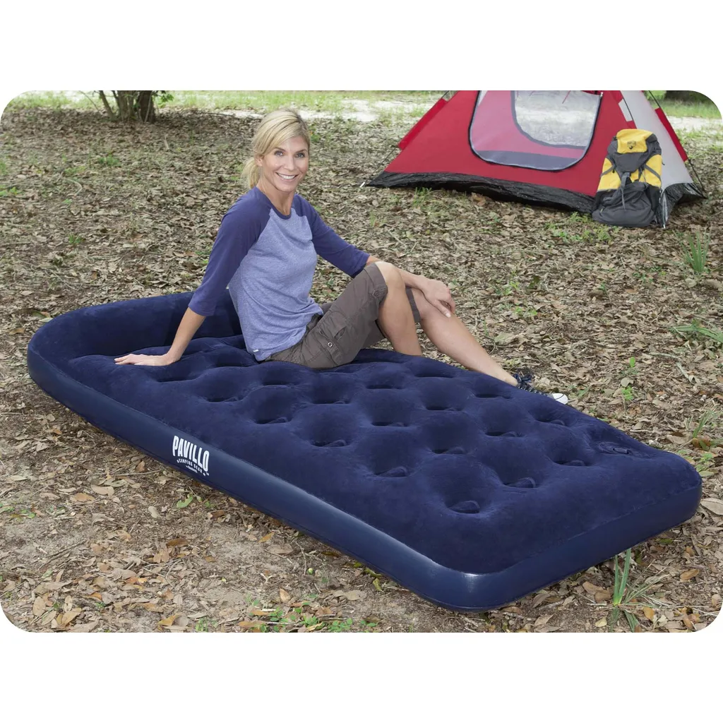Bestway Sport Luftbett Blue Horizon Step Mit Interner Fußpumpe Single XL/Lo 188 X 99 X 28 Cm Luftbetten Camping Schnäppchenoutdoor – Bild 19