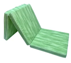 Klappmatratze Faltmatratze 195 X 65 X 8 Cm (Grün/Weiss)