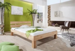 Relita Futonbett Julia 140 Aus Kernbuche 140 X 200 Cm, Oberfläche Geölt