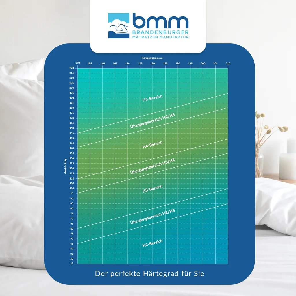 BMM Matratze Komfort 23 TFK 90 X 200 Cm H4 – Bild 2