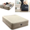 Intex 64428ND - Luftbett Queen Ultra Plush Mit Pumpe 203 X 152 Cm - Selbstaufblasend Luftmatratze Gästebett Airbed
