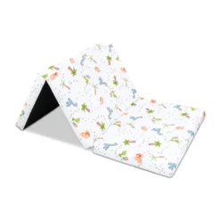 Reisebett Matratze 60x120 Cm Faltbar - Dicke Faltbare Matratze Für Baby Klappmatratze Kinder Matratze Reisebett 120x60 Dinosaurier